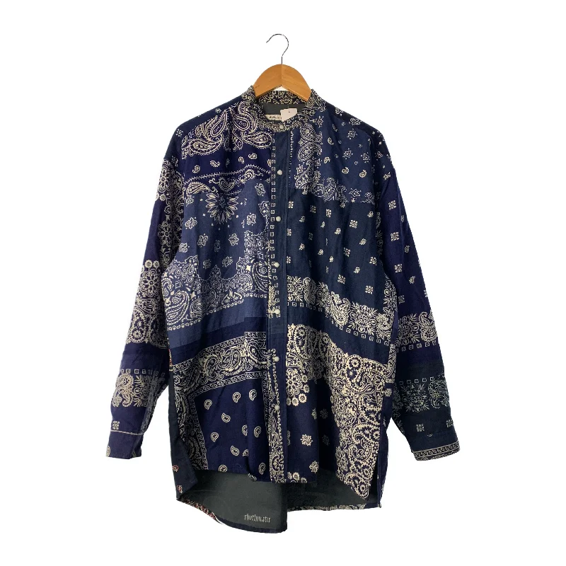 Casual Fits Children of the discordance/LS Shirt/2/Navy/Cotton/Paisley/COTDSH-112
