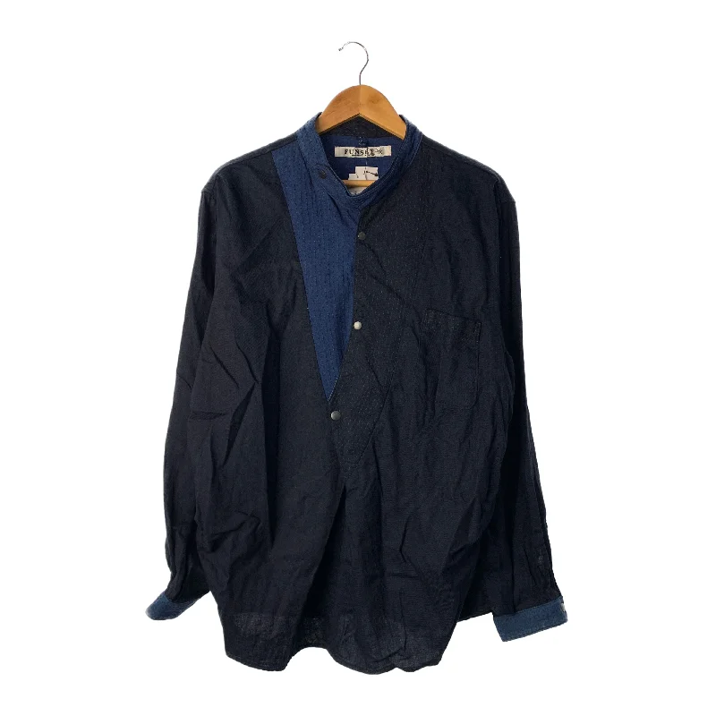 Relaxed Styles FUNSET OF ART/LS Shirt/M/Indigo/Cotton/