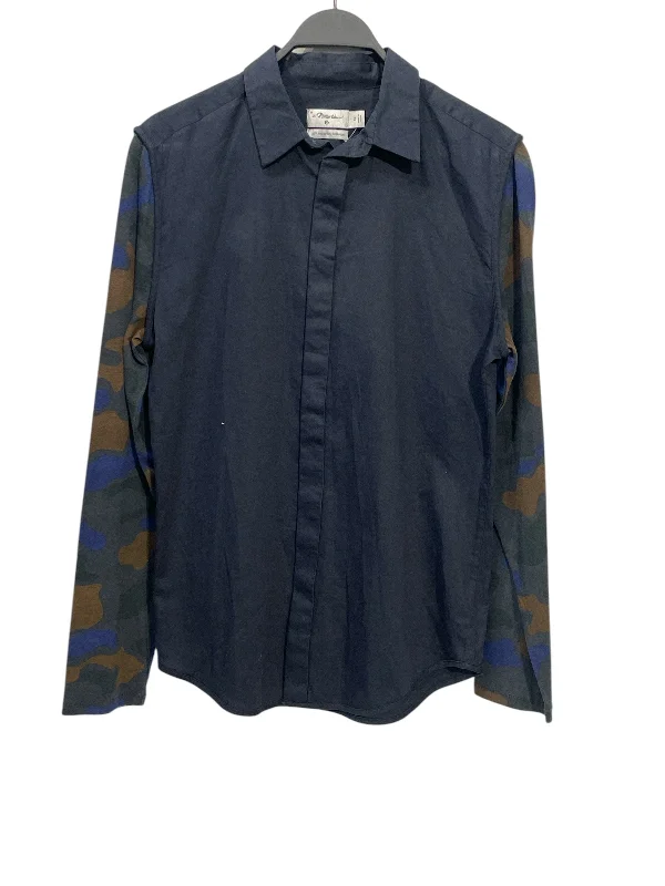 Outdoor Gear 3.1 phillip lim/LS Shirt/S/Cotton/NVY/Camouflage/Camo Button LS