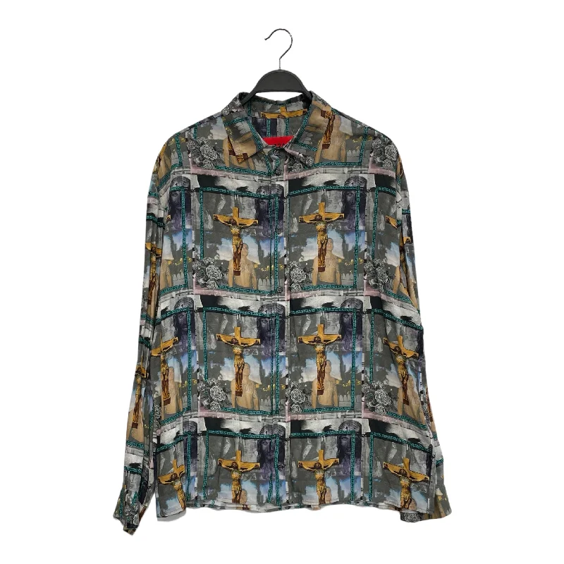 Casual Footwear 424(FourTwoFour)/BORN X RAISED/Jesus Christ Print Shirt/M