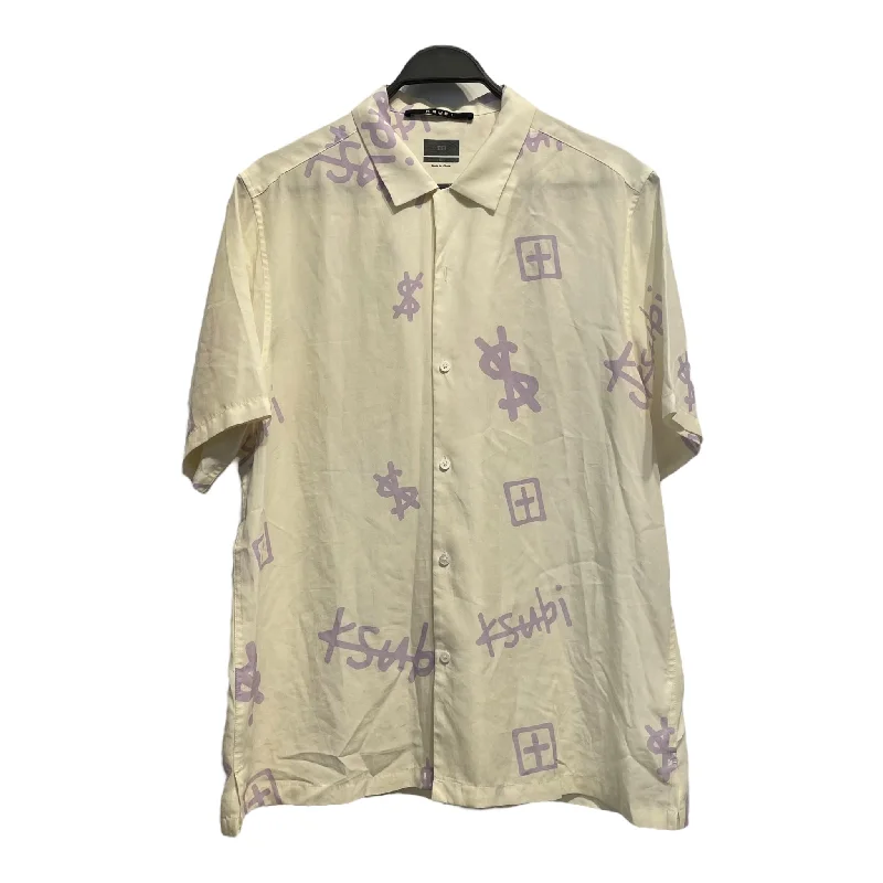 Winter Outfits ksubi/Hawaiian Shirt/L/Rayon/CRM/All Over Print/