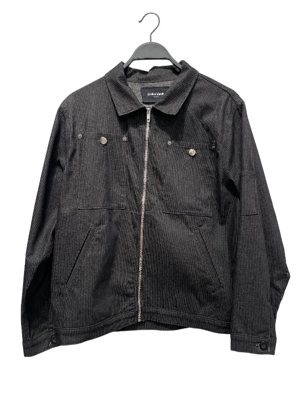 Sleek Designs For Those Who Sin/Shirt/L/Cotton/BLK/Stripe/DeathIsEasy