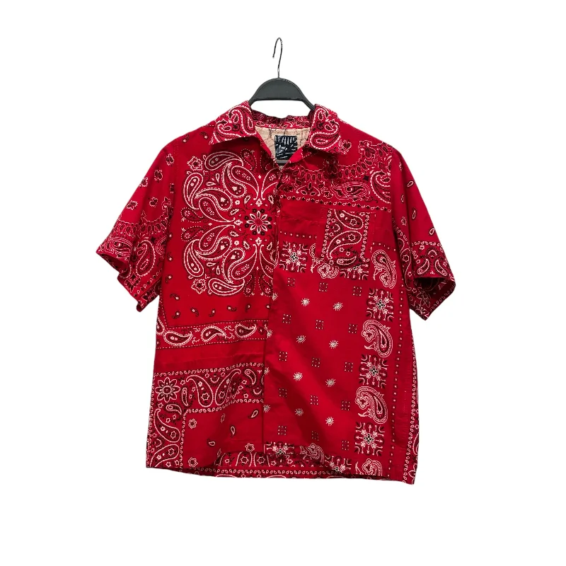 Winter Jackets visvim/SS Shirt/2/Cotton/RED/All Over Print/Wallis Bandana Print