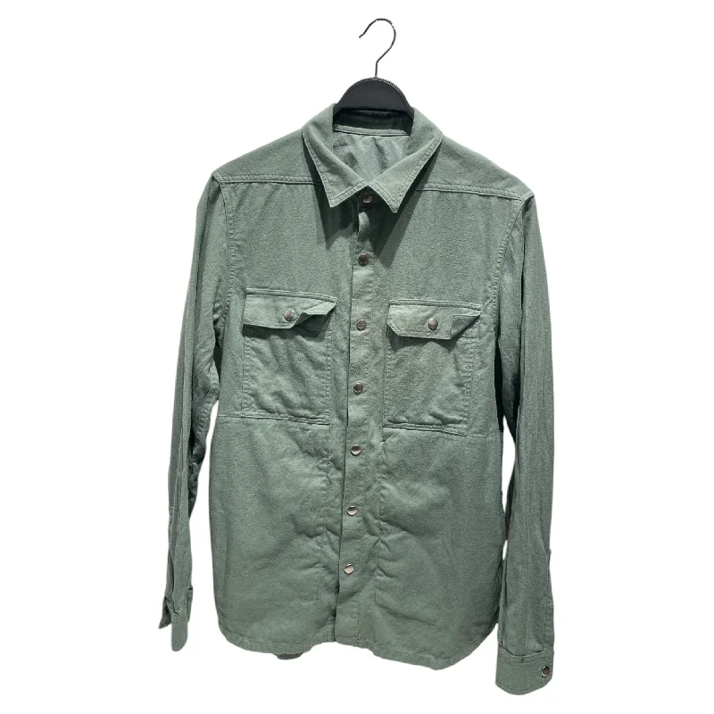 Urban Gear Rick Owens/LS Shirt/L/Cotton/GRN/RICK OWENS STROBE