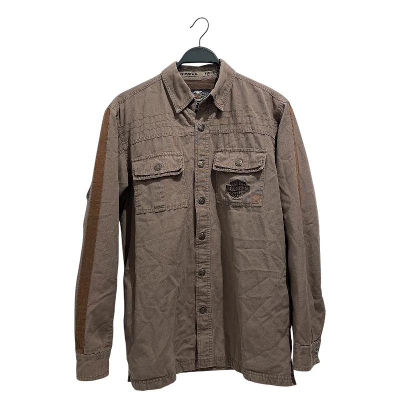 Stylish Jeans HARLEY DAVIDSON/LS Shirt/S/Cotton/BRW/
