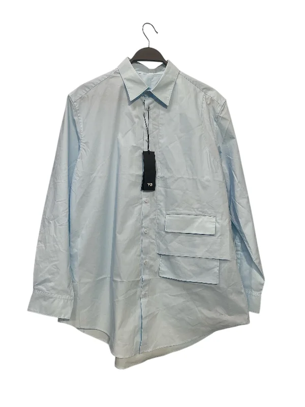 Designer Pieces Y-3/LS Shirt/M/Cotton/BLU/