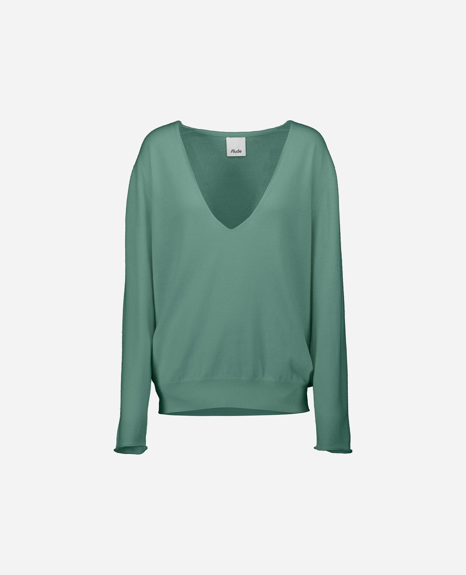 Fashion Jacket Woll-Mischung Pullover in Grün - Lockerer Schnitt