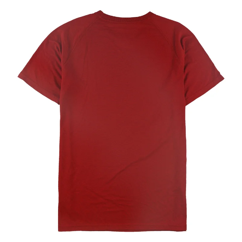 Comfort Jackets Adidas Mens Nebraska Football Graphic T-Shirt, Red, Medium
