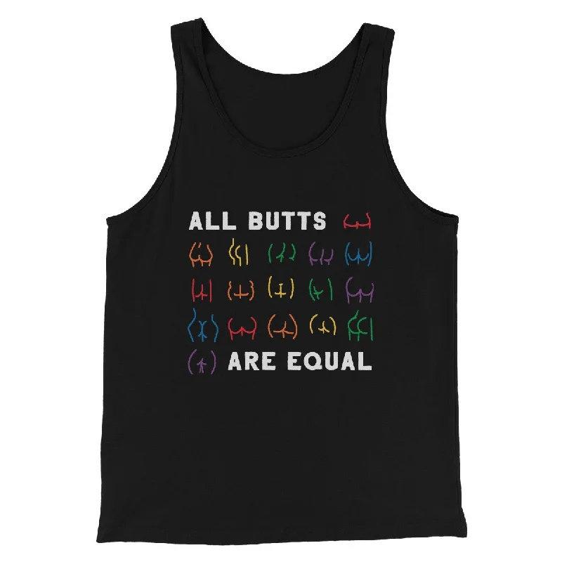 Relaxed Fit All Butts Are Equal Men/Unisex Tank