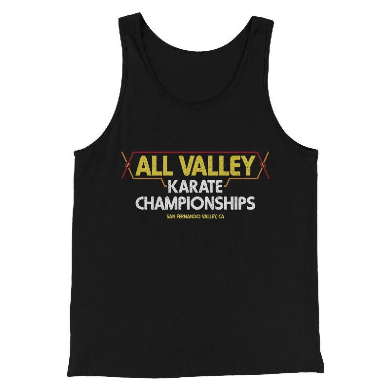 Warm Jackets All Valley Karate Championships Funny Movie Men/Unisex Tank Top