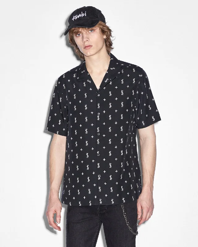 Office Outfits ALLSTAR RESORT SS SHIRT BLACK