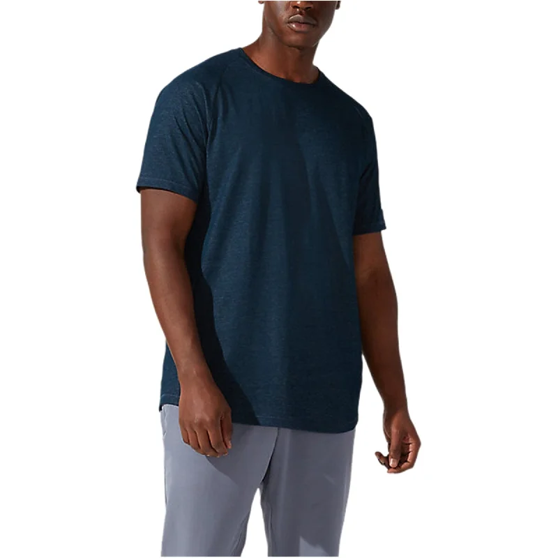Practical Clothing ASICS Mens SMSB Training Graphic T-Shirt, Blue, Small