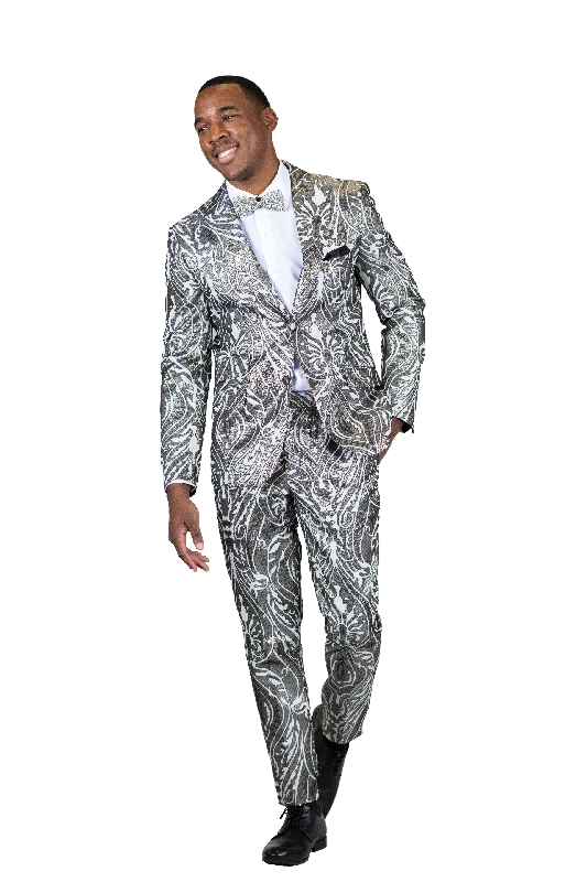 Cool Pieces Blue Martini Slim Fit Suits
