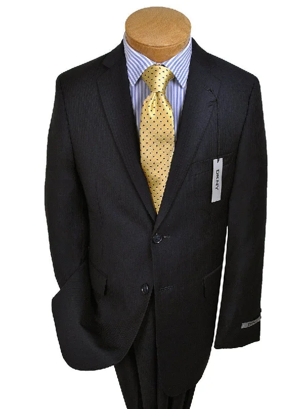 All-Day Wear DKNY 14187 100% Tropical Worsted Wool Boy's Suit - Tonal Stripe - Navy All-Day Wear DKNY 14187 100% Tropical Worsted Wool Boy's Suit - Tonal Stripe - Navy