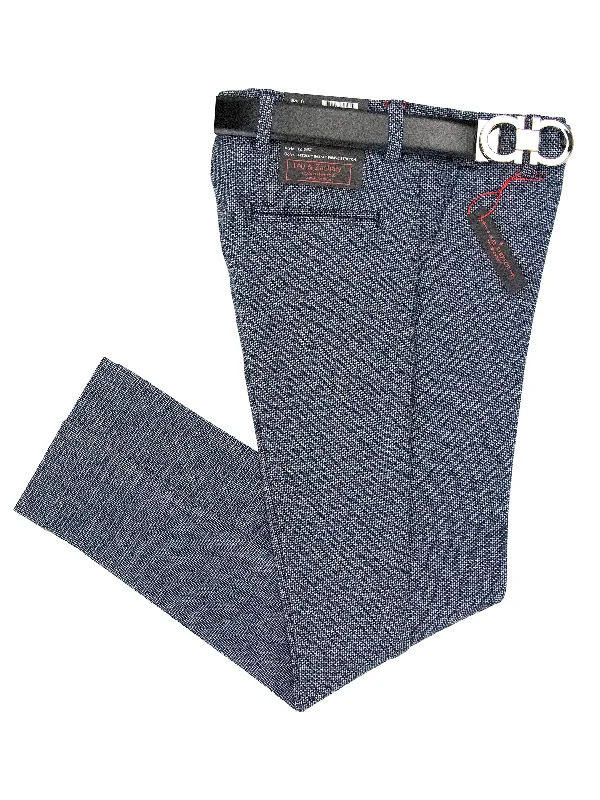 Smart Casual Leo & Zachary 38114P Boy's Suit Separate Pants - Basket Weave - Azzure