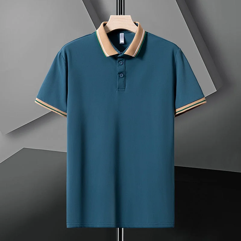 Designer Casuals Casual Summer Short Sleeve Solid Black White Polo Shirt Brand Fashion Clothes For Men Oversize Designer Casuals Casual Summer Short Sleeve Solid Black White Polo Shirt Brand Fashion Clothes For Men Oversize