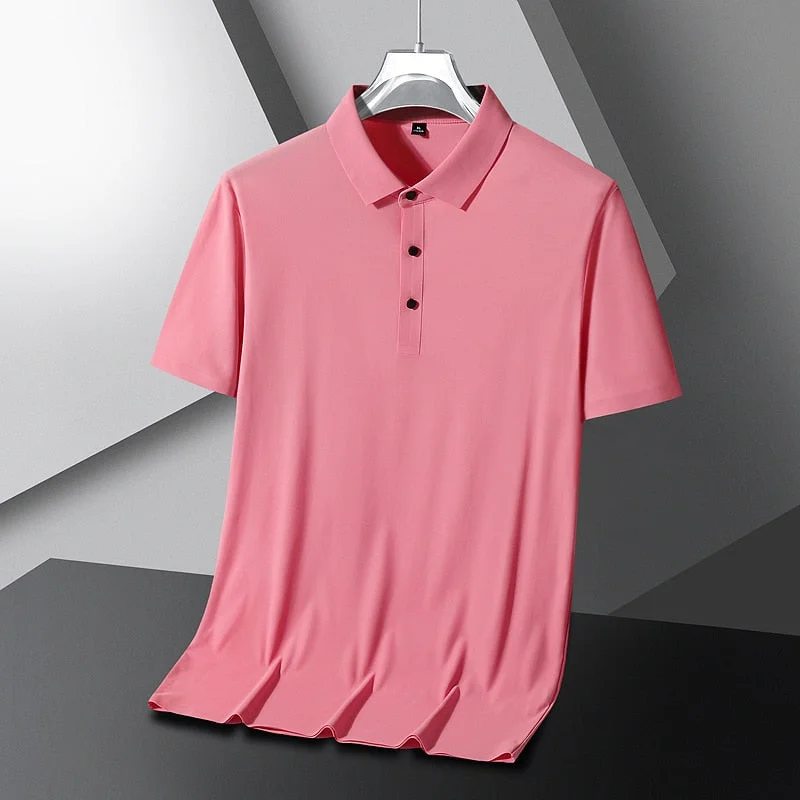 Practical Clothing Casual Summer Short Sleeve Solid Black White Polo Shirt Brand Fashion Clothes For Men Oversize Practical Clothing Casual Summer Short Sleeve Solid Black White Polo Shirt Brand Fashion Clothes For Men Oversize