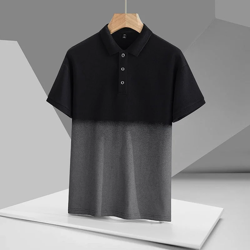 Smart Wear Casual Summer Short Sleeve Solid Patchwork Polo Shirt Brand Fashion Clothes For Men Oversize Smart Wear Casual Summer Short Sleeve Solid Patchwork Polo Shirt Brand Fashion Clothes For Men Oversize