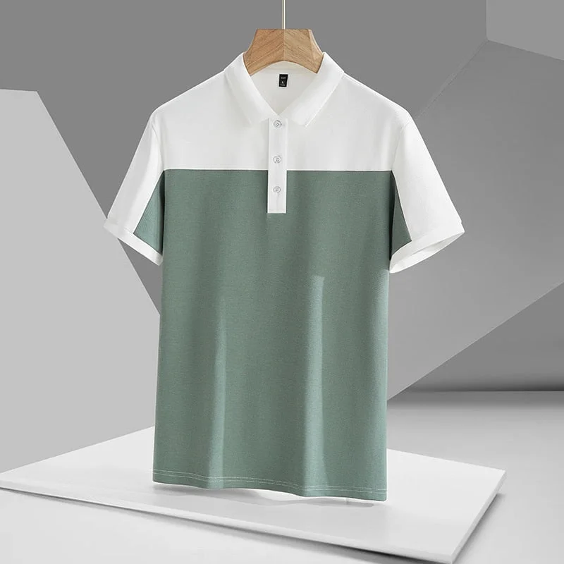 Fashion Tops Casual Summer Short Sleeve Solid White Black Polo Shirt Brand Fashion Clothes For Men Oversize Fashion Tops Casual Summer Short Sleeve Solid White Black Polo Shirt Brand Fashion Clothes For Men Oversize