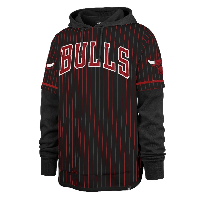 Everyday Look CHICAGO BULLS PINSTRIPE '47 SHORTSTOP PULLOVER HOOD