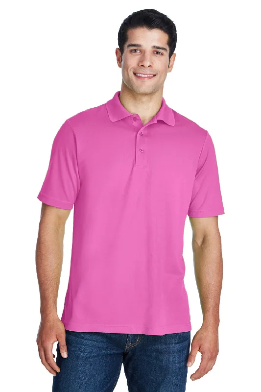 Stylish Suits Core 365 Mens Origin Performance Moisture Wicking Short Sleeve Polo Shirt - Charity Pink Stylish Suits Core 365 Mens Origin Performance Moisture Wicking Short Sleeve Polo Shirt - Charity Pink