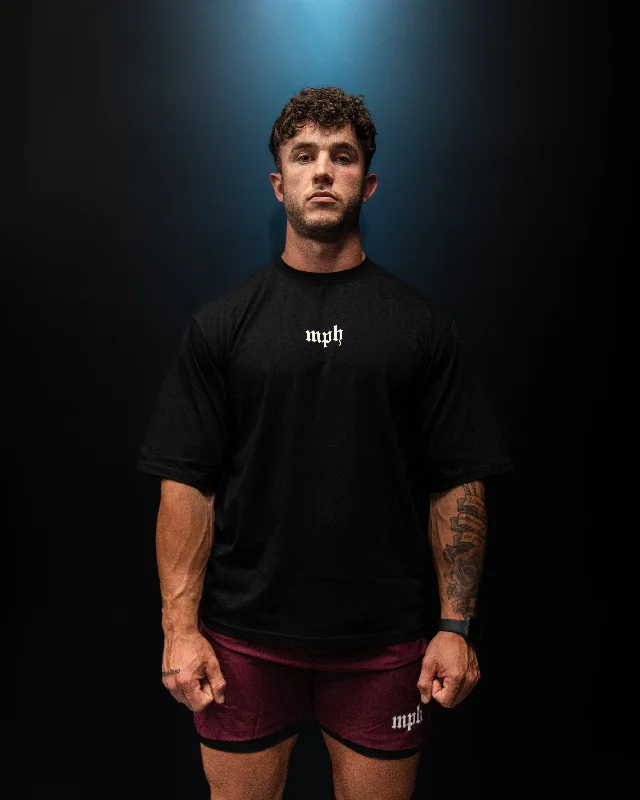 Streetwear Clothing Core Oversize Tee - BLACK