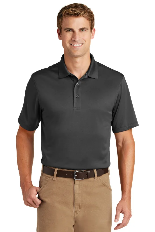 Weekend Styles CornerStone Mens Select Moisture Wicking Short Sleeve Polo Shirt - Charcoal Grey Weekend Styles CornerStone Mens Select Moisture Wicking Short Sleeve Polo Shirt - Charcoal Grey