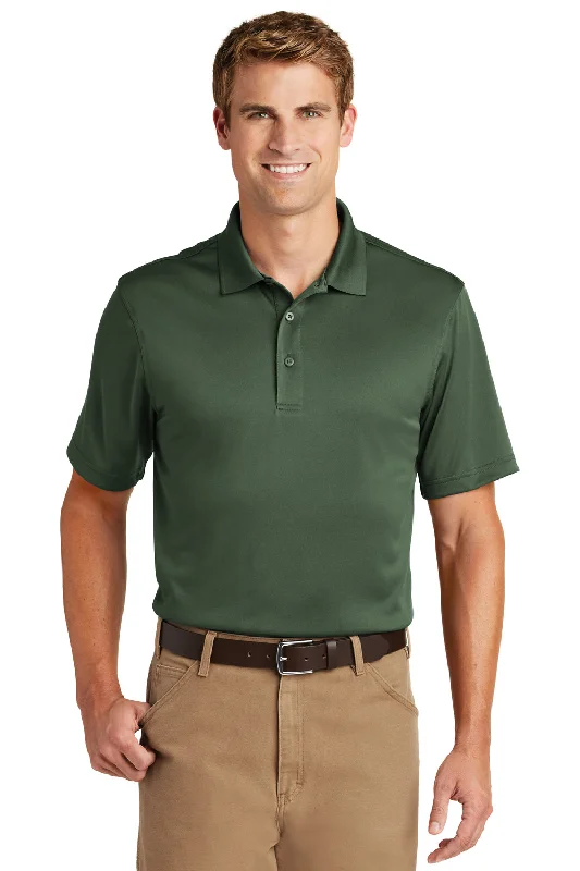 Urban Fashion CornerStone Mens Select Moisture Wicking Short Sleeve Polo Shirt - Dark Green Urban Fashion CornerStone Mens Select Moisture Wicking Short Sleeve Polo Shirt - Dark Green