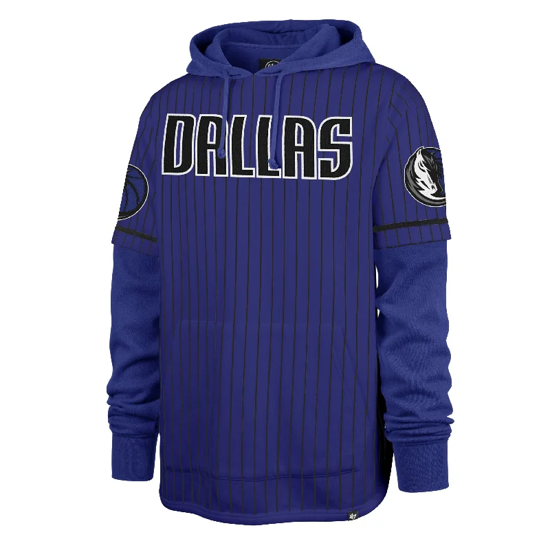 Premium Clothing DALLAS MAVERICKS PINSTRIPE '47 SHORTSTOP PULLOVER HOOD