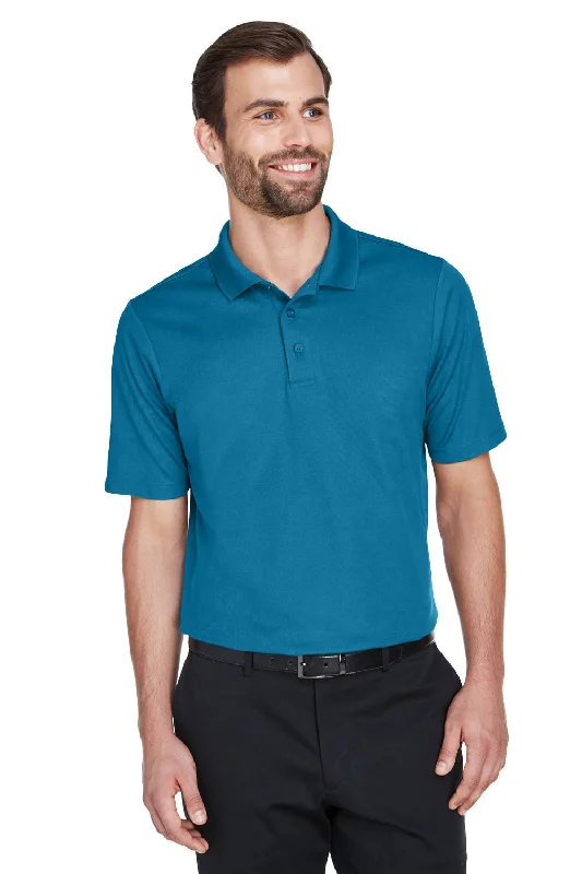 Bold Designs Devon & Jones Mens CrownLux Performance Moisture Wicking Short Sleeve Polo Shirt - Dark Teal Blue Bold Designs Devon & Jones Mens CrownLux Performance Moisture Wicking Short Sleeve Polo Shirt - Dark Teal Blue