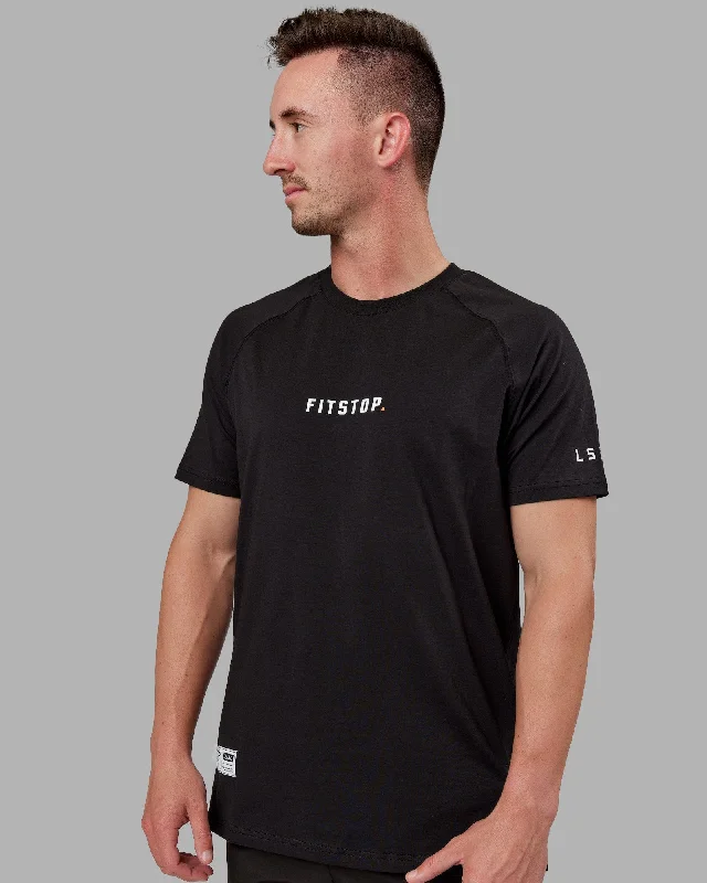 Urban Outfits Fitstop Fast FLXCotton Tee - Black-White