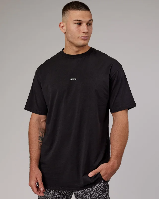 Formal Shirts Fundamental FLXCotton Tee Longline Oversize - Black