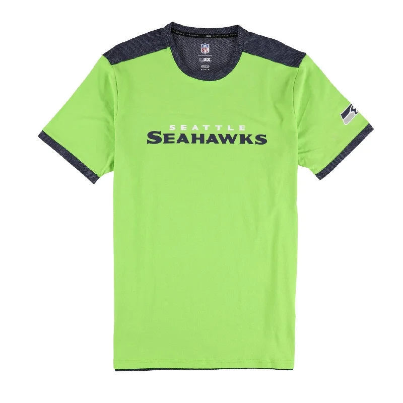 Urban Jackets G-III Sports Mens Seattle Seahawks Graphic T-Shirt, Green, Medium
