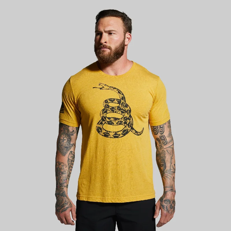 Trendy Shoes Gadsden Flag Tee (Mustard)