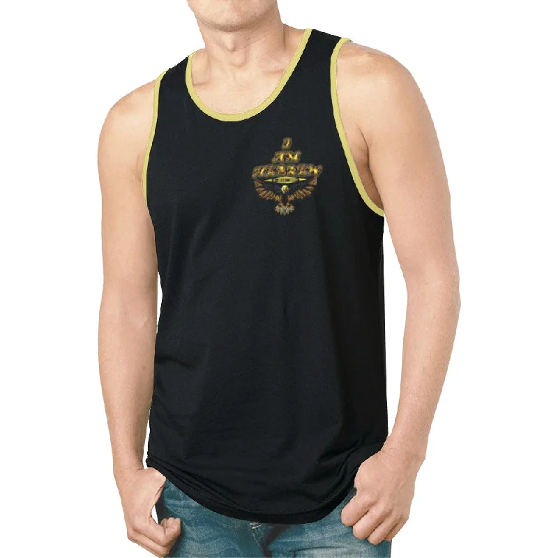 Stylish Jeans I AM HEBREW 02 Men's Designer Tank Top