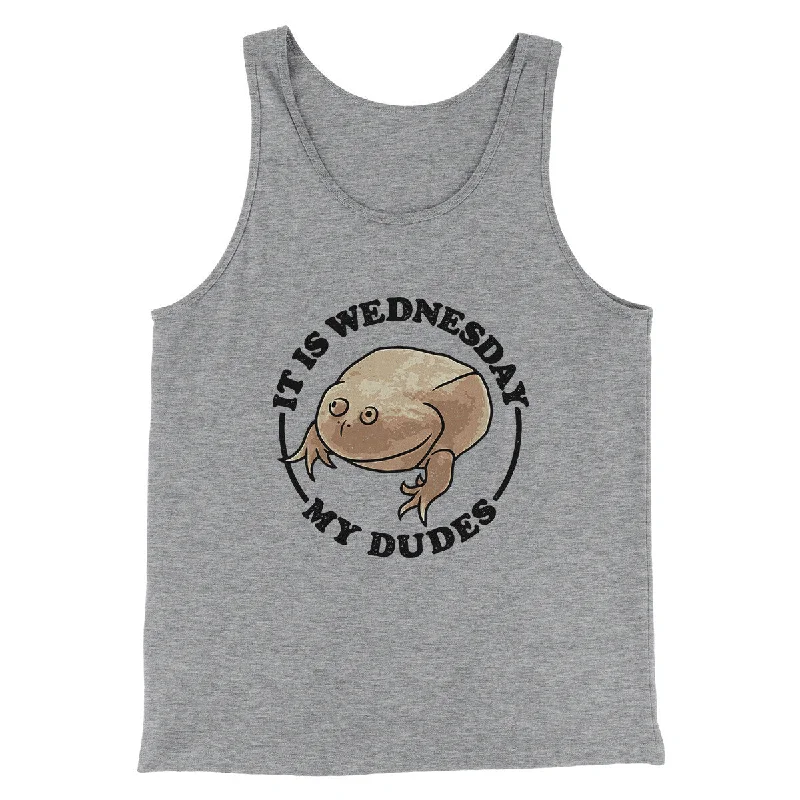Cool Pieces It Is Wednesday My Dudes Men/Unisex Tank Top