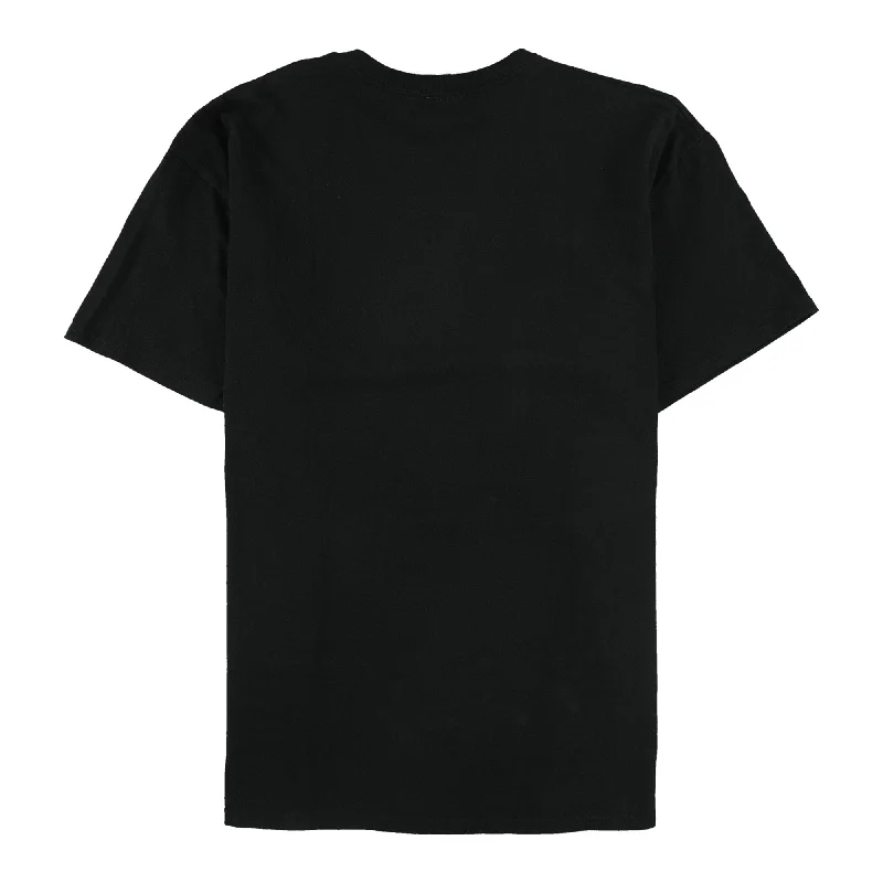 Vintage Style Junk Food Mens Nasa Planets Graphic T-Shirt, Black, X-Small