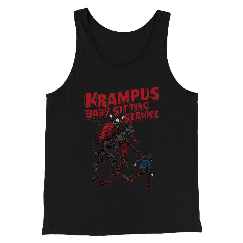 Simple Styles Krampus Baby Sitting Service Men/Unisex Tank Top
