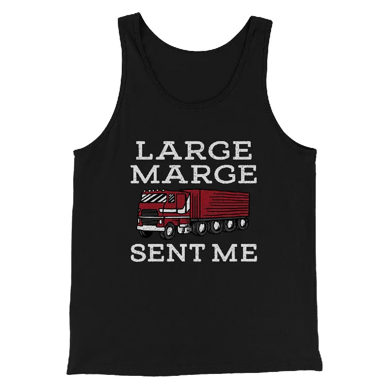 Summer Wear Large Marge Sent Me Funny Movie Men/Unisex Tank Top