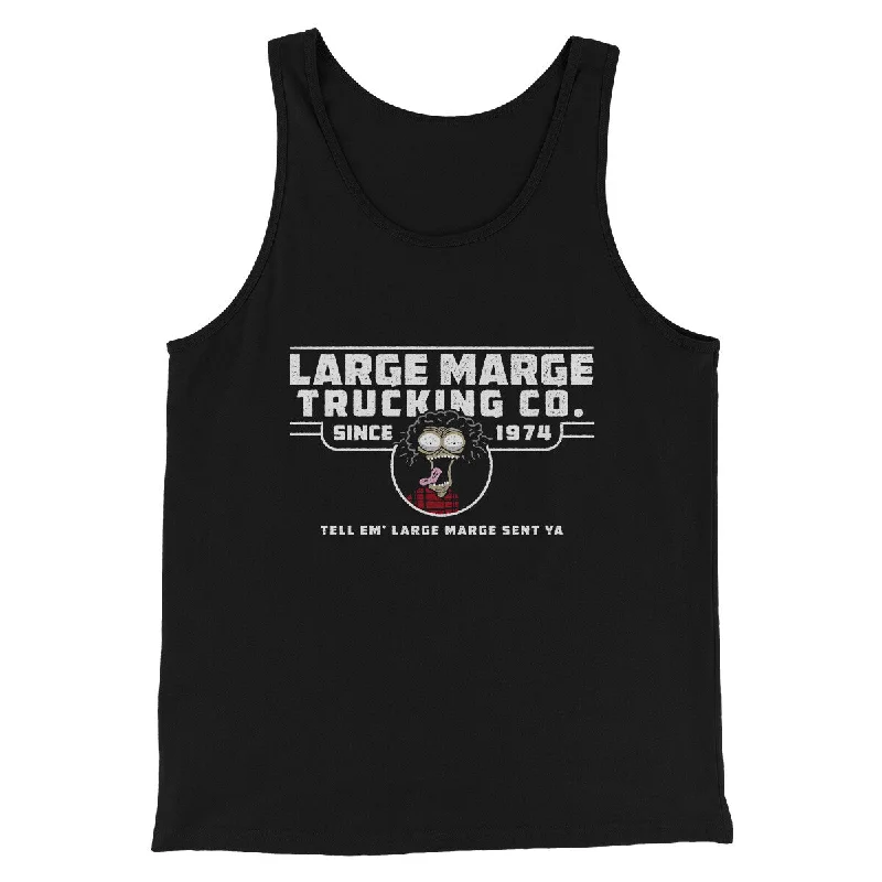 Fall Fashion Large Marge Trucking Co Funny Movie Men/Unisex Tank Top