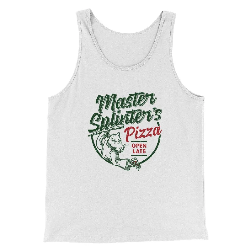 Formal Casuals Master Splinters Pizza Funny Movie Men/Unisex Tank Top