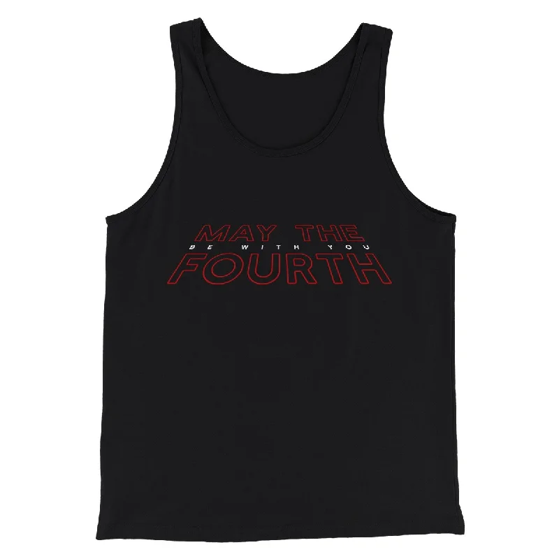 Daily Looks May the 4th Be With You Funny Movie Men/Unisex Tank Top