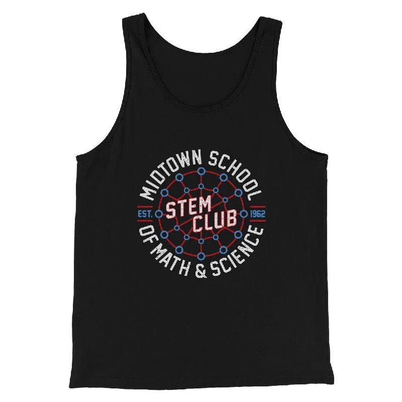 Summer Trends Midtown School Of Math And Science Stem Club Funny Movie Men/Unisex Tank Top