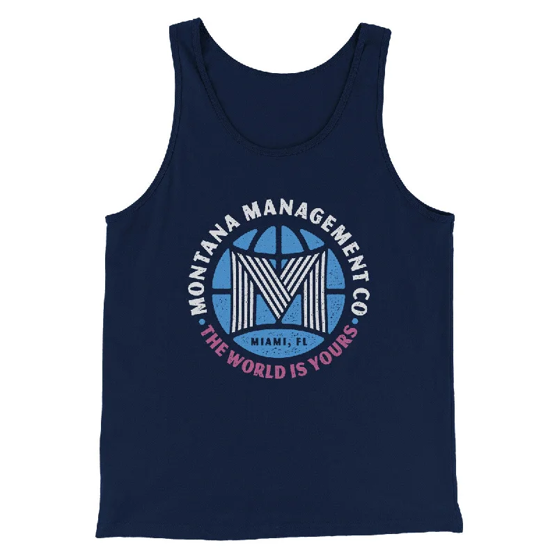 Fresh Outfit Montana Management Co Funny Movie Men/Unisex Tank Top