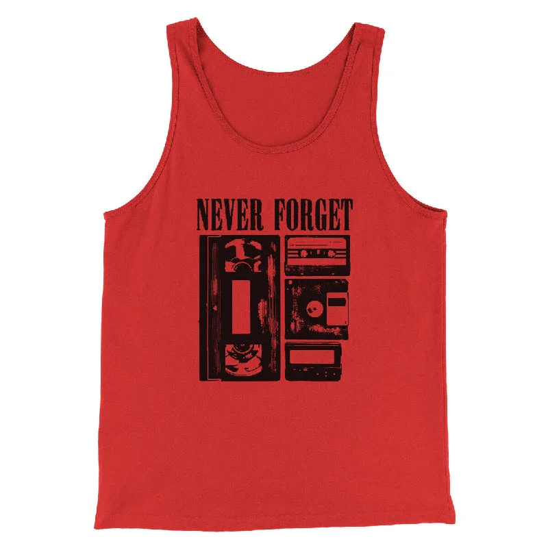 Cozy Jackets Never Forget Funny Movie Men/Unisex Tank Top