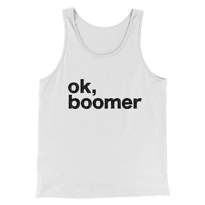 Casual Jackets OK, Boomer Funny Men/Unisex Tank Top