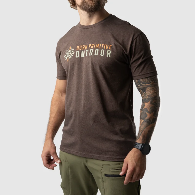 Smart Wear Outdoor Brand Tee (Chestnut)