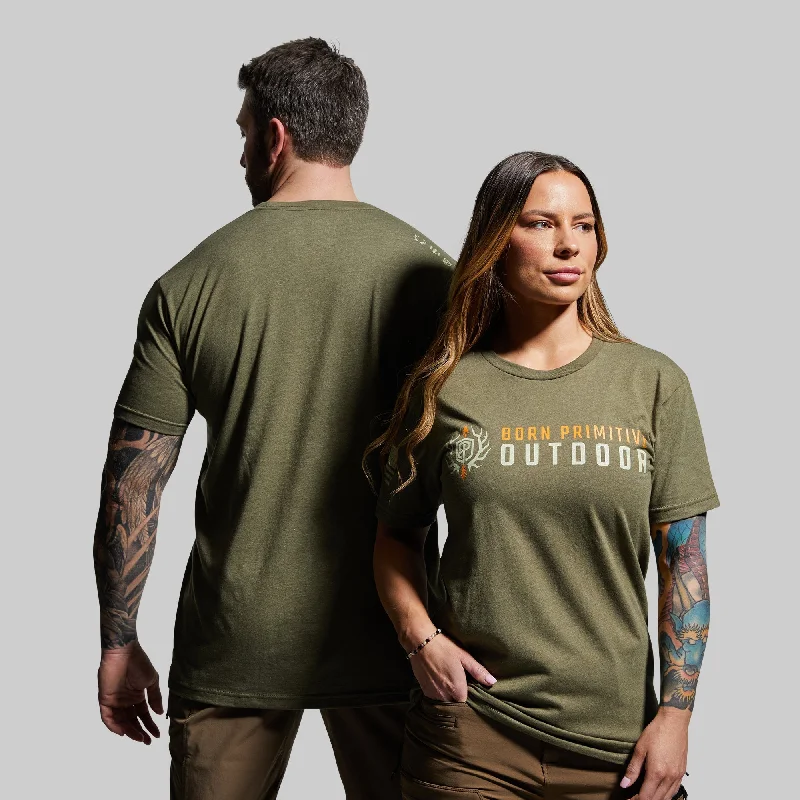 Relaxed Jackets Outdoor Brand Tee (Tactical Green)