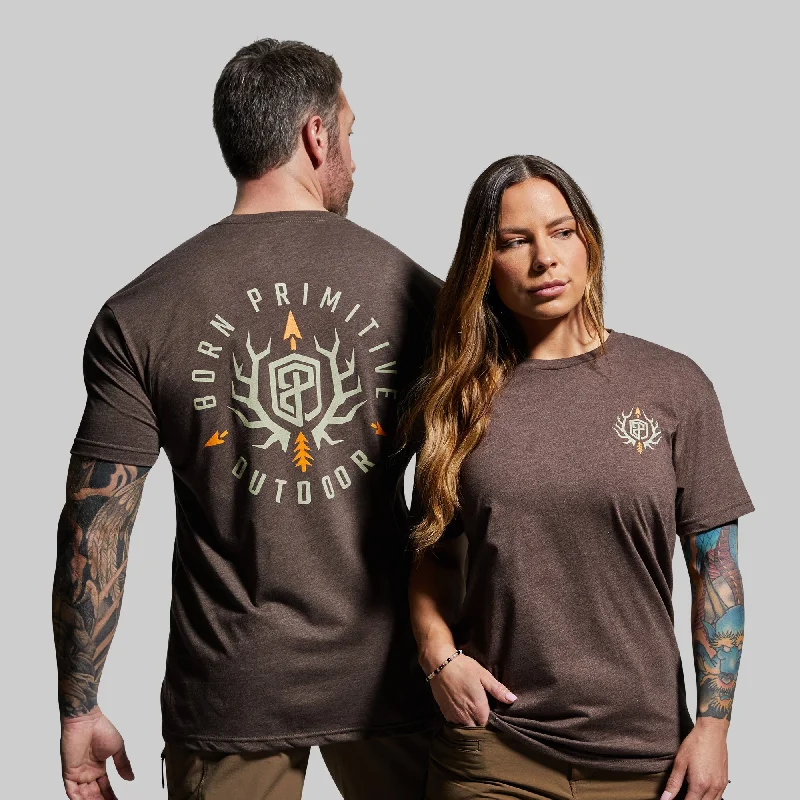 Casual Button-ups Outdoor Emblem Tee (Chestnut)