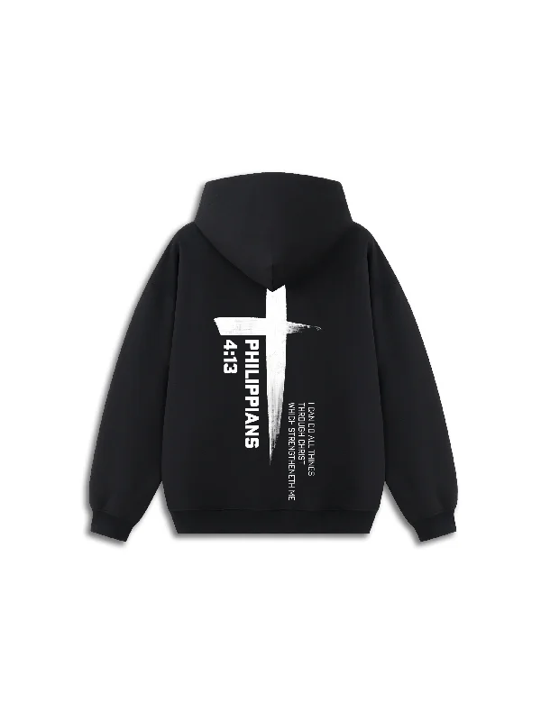 Comfy Tops Phil 4:13 Hoodie
